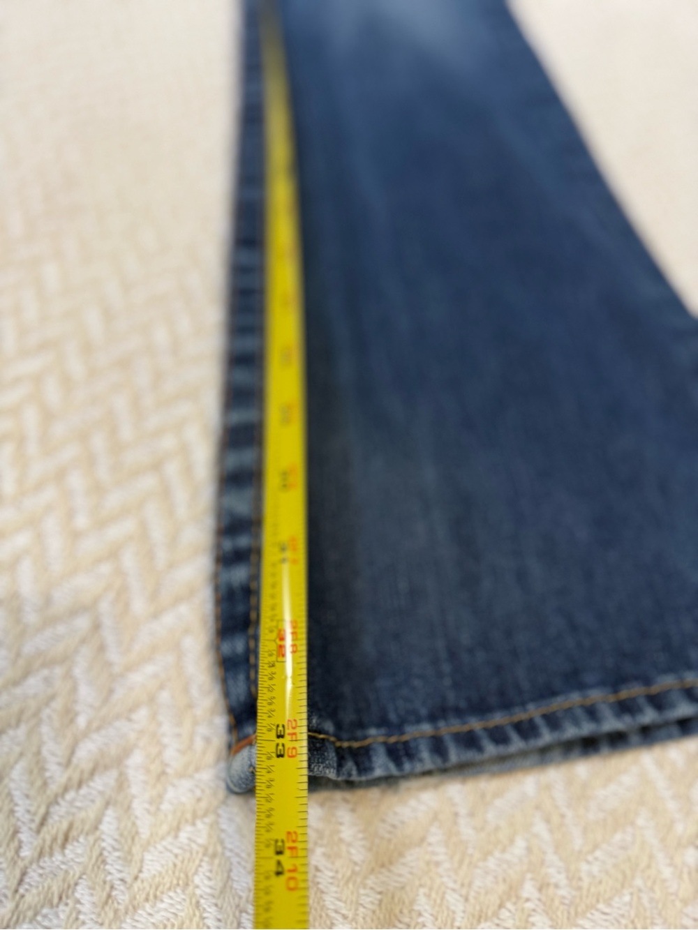 Vintage True Religion "Bobby" Ultra Low Rise Jeans - Size 25 - Picture 10 of 14